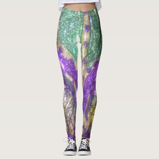 Leggings Guêtres colorées (Devant)