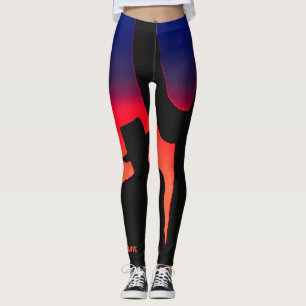 Leggings Guêtres colorées de mode/yoga d'arc-en-ciel de