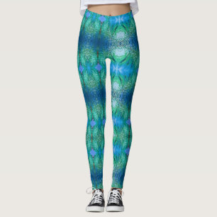 Leggings Guêtres colorées vibrantes de peau de serpent de
