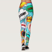 Leggings Guêtres comiques de bruit (Dos)