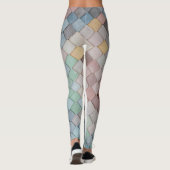 Leggings Guêtres courantes de sirène de séance (Dos)