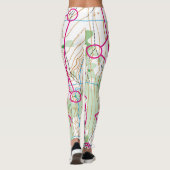 Leggings Guêtres - cours d'Orienteeing (Dos)
