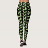 Leggings Guêtres d'alien de paix (Dos)