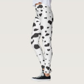 Leggings Guêtres dalmatiennes classiques d'impression (Gauche)