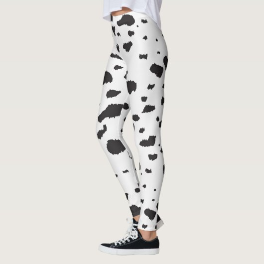 Leggings Guêtres dalmatiennes classiques d'impression (Gauche)