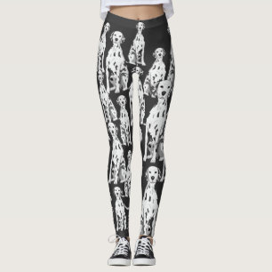 Leggings Guêtres dalmatiennes de chien