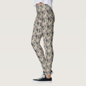 Leggings Guêtres d'amour de chiot de boxeur (Gauche)