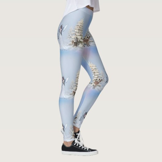 Leggings Guêtres d'ange de neige d'hiver (Droite)