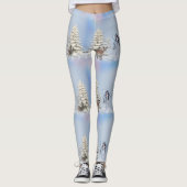 Leggings Guêtres d'ange de neige d'hiver (Devant)