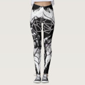 Leggings Guêtres d'araignée (Devant)
