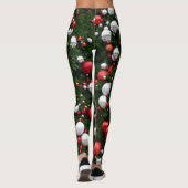 Leggings Guêtres d'arbre de Noël (Dos)