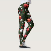 Leggings Guêtres d'arbre de Noël (Droite)