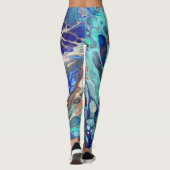 Leggings Guêtres d'art abstrait (Dos)