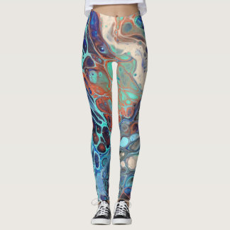 Leggings Guêtres d'art abstrait