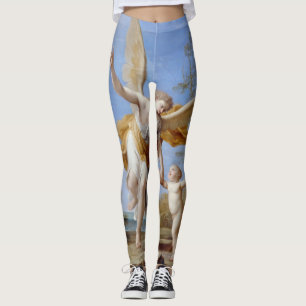 Leggings Guêtres d'art "d'ange de The Guardian"
