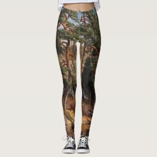 Leggings Guêtres d'art "dans forêt"