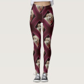 Leggings Guêtres d'art de chiot de caniche de jouet (Devant)