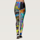 Leggings Guêtres d'art de Neurodiversity (Dos)