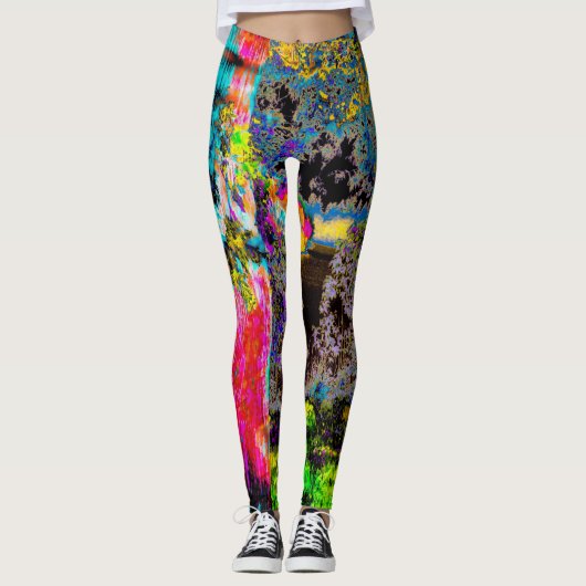 Leggings Guêtres d'art de Neurodiversity (Devant)