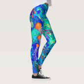 Leggings Guêtres d'art d'océan, (Droite)