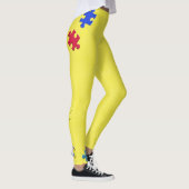 Leggings Guêtres d'autisme (Droite)