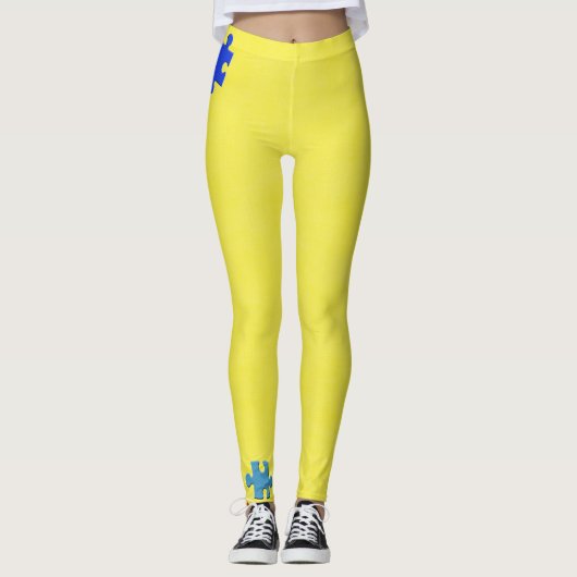 Leggings Guêtres d'autisme (Devant)