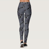 Leggings Guêtres de baleine d'orque de guêtres d'épaulard (Dos)
