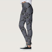 Leggings Guêtres de baleine d'orque de guêtres d'épaulard (Gauche)