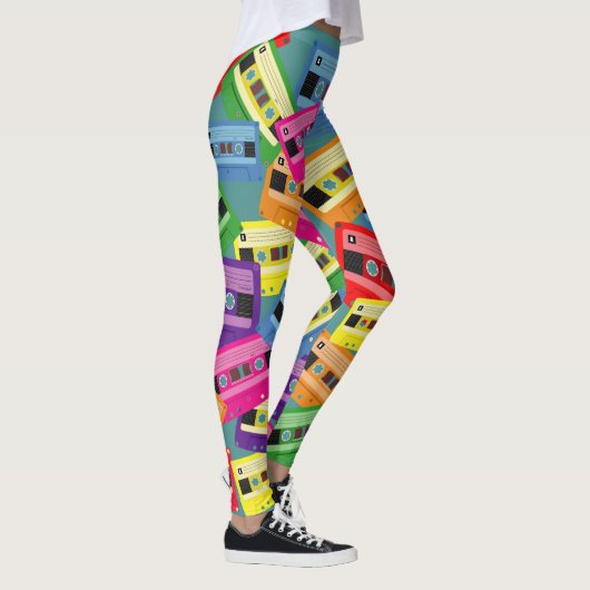 Leggings Guêtres de bande de mélange (Droite)