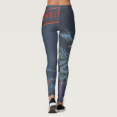 Leggings Guêtres de bande dessinée (Dos)