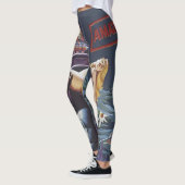 Leggings Guêtres de bande dessinée (Gauche)