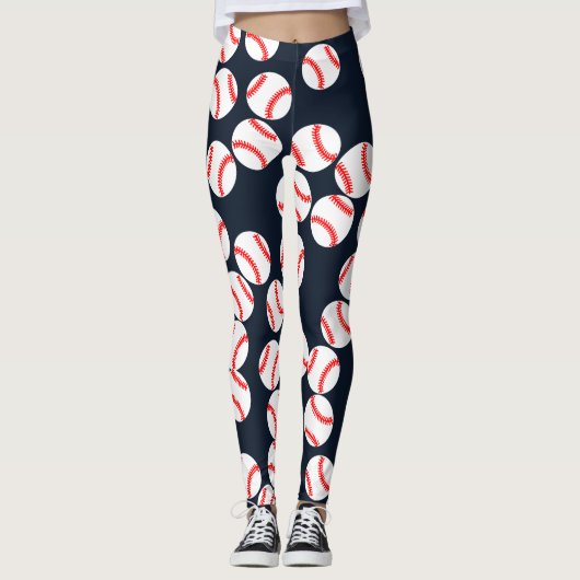 Leggings Guêtres de base-ball (Devant)
