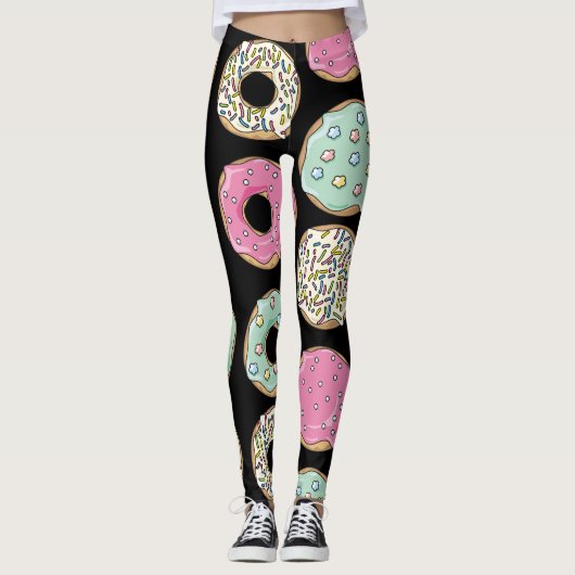 Leggings Guêtres de beignet (Devant)
