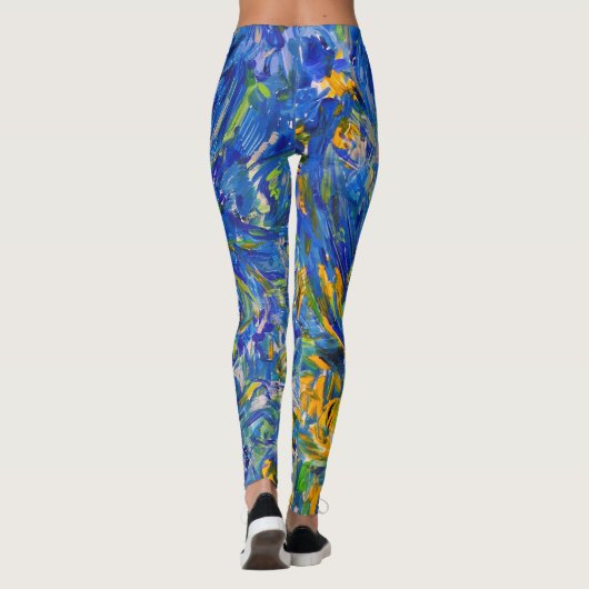 Leggings Guêtres de bleu de garçon (Dos)
