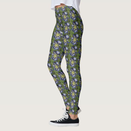 Leggings Guêtres de Bluebonnet de Texas (Gauche)