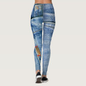 Leggings Guêtres de blues-jean (Dos)