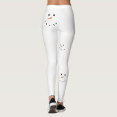 Leggings Guêtres de bonhomme de neige (Dos)