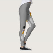 Leggings Guêtres de bonhomme de neige de Noël (Droite)
