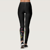 Leggings Guêtres de bouledogue français de BINDI FRENCHIE- (Dos)