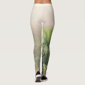 Leggings Guêtres de brouillard de forêt tropicale (Dos)