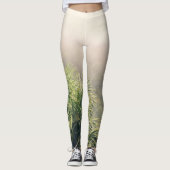 Leggings Guêtres de brouillard de forêt tropicale (Devant)