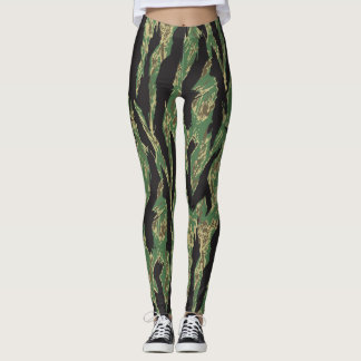Leggings Guêtres de camouflage de rayure de tigre
