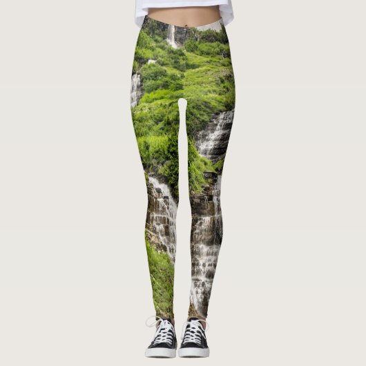 Leggings Guêtres de cascade (Devant)