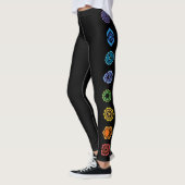 Leggings Guêtres de Chakras (Gauche)