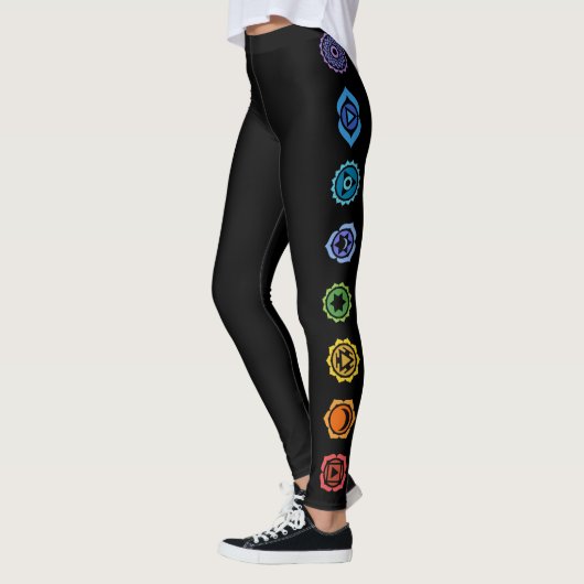 Leggings Guêtres de Chakras (Gauche)