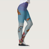 Leggings Guêtres de champ de papillon (Droite)