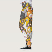 Leggings Guêtres de chat de Kitty (Gauche)