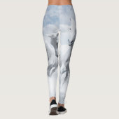 Leggings Guêtres de cheval blanc (Dos)