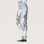 Leggings Guêtres de cheval blanc (Gauche)