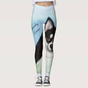 Leggings Guêtres de chien de Pomsky